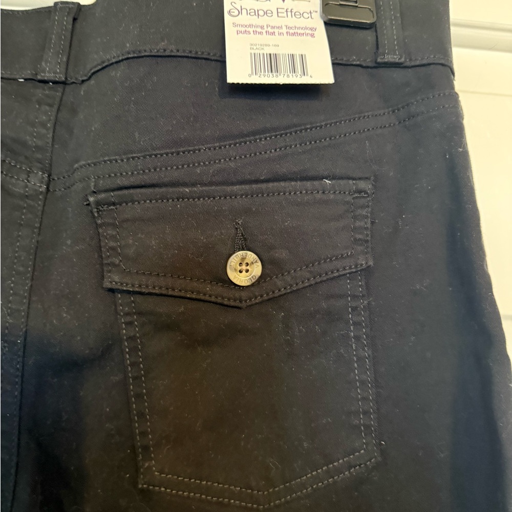 Gloria Vanderbilt Black Ankle Pants